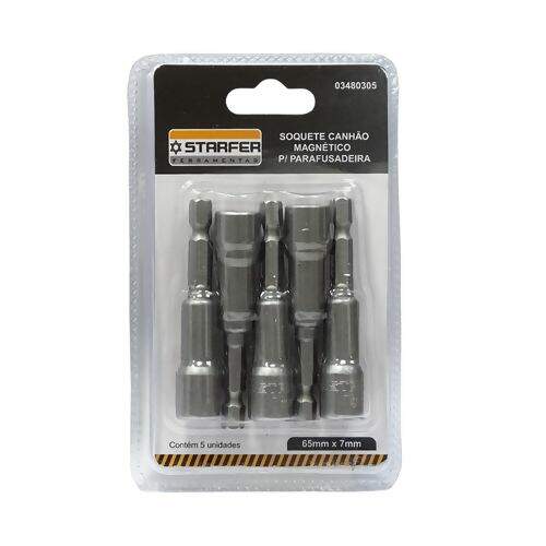 Soquete Canhão Magnético para Parafusadeira 7 mm - Starfer