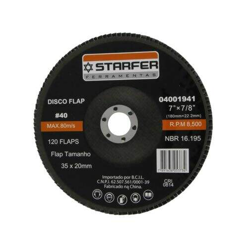 Disco Flap 7" 40 - Starfer