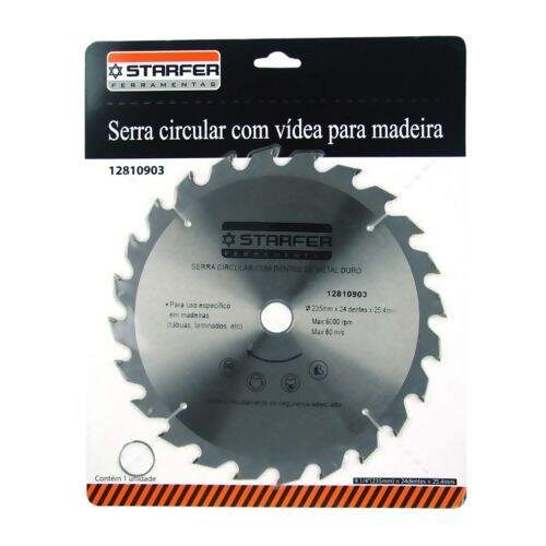 Serra Circular Widea 9.1/4 X 24 X 25 - Starfer