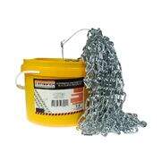 Corrente Galvanizada Elo Curto em Balde 3,0 mm / 12,5 kg - Starfer