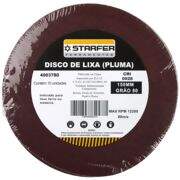 Disco de Velcro Vermelho 150mm 80 - Starfer