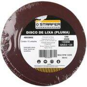 Disco de Velcro Vermelho 150mm 120 - Starfer