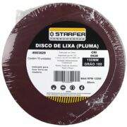 Disco de Velcro Vermelho 150mm 180 - Starfer