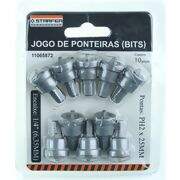 Jogo Ponta Phillips 2 Com Limitador 25 mm com 10 Peças - Starfer