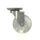 Rodízio Silicone Placa Giratória 3 - 75 mm - Starfer
